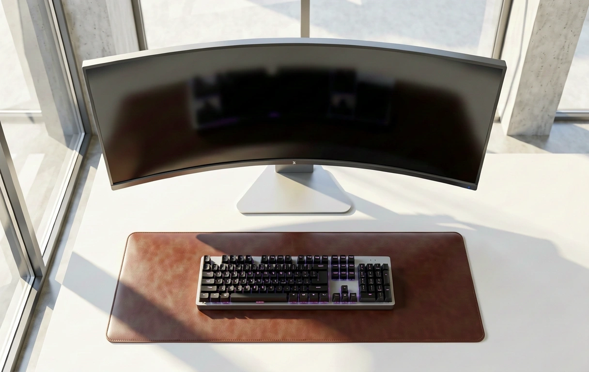 Modern professional workstation setup