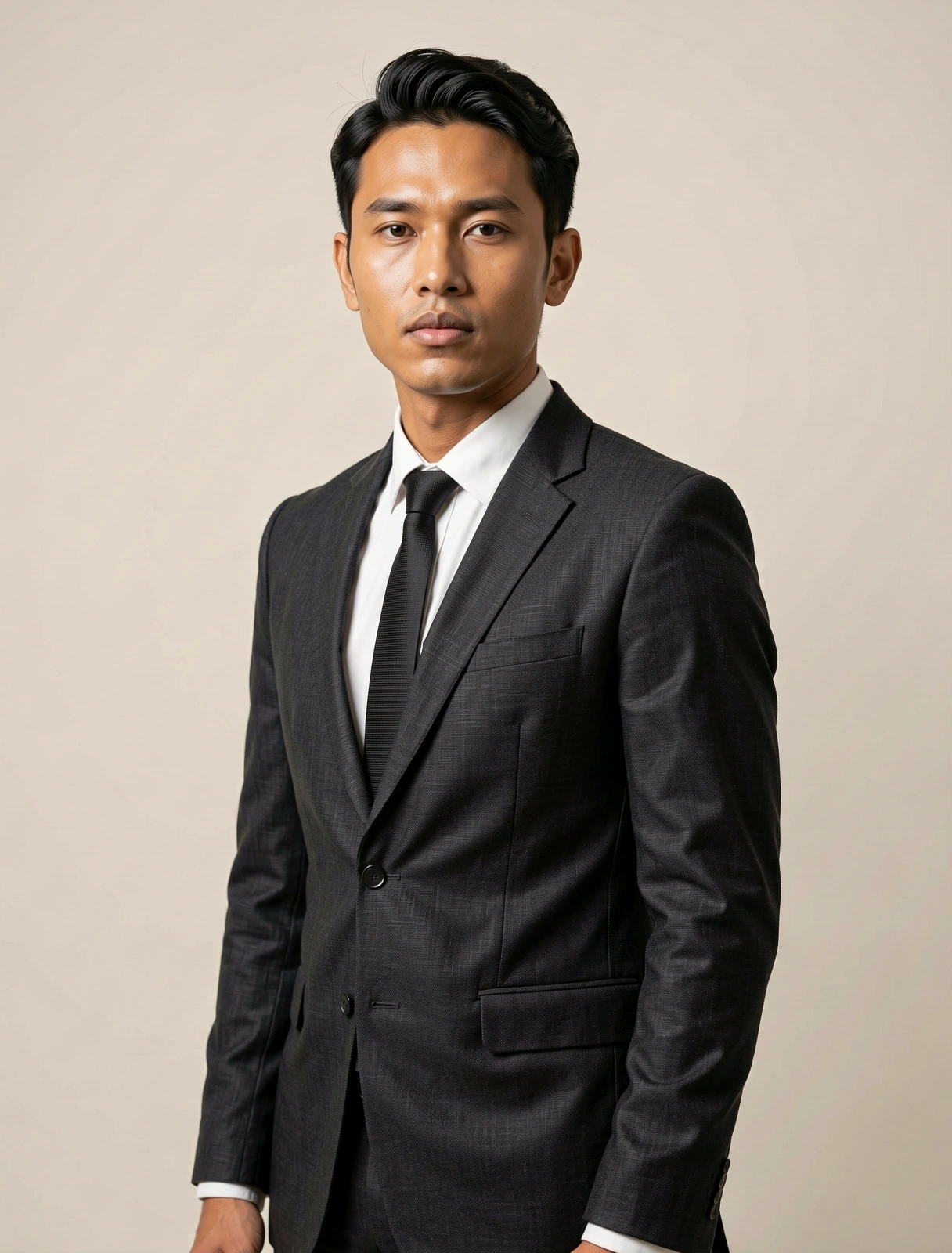 Contemporary tailored suiting for Indonesian climate